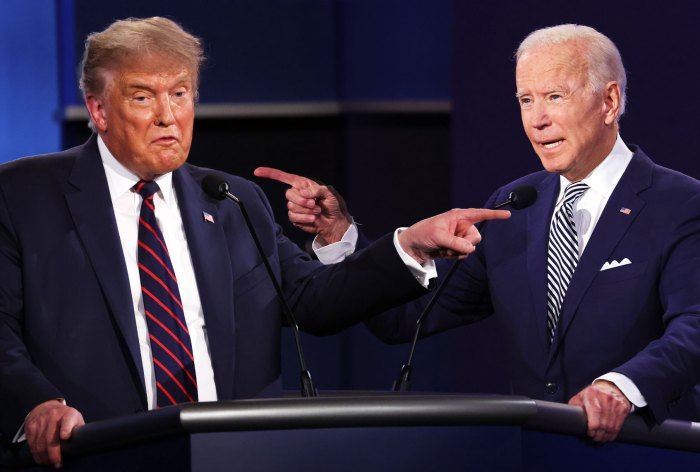 Biden trump joe donald vs who said quote