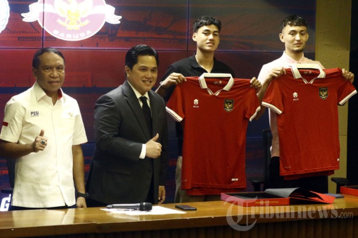 Kebijakan eric tohir terkait naturalisasi pemain sepak bola indonesia